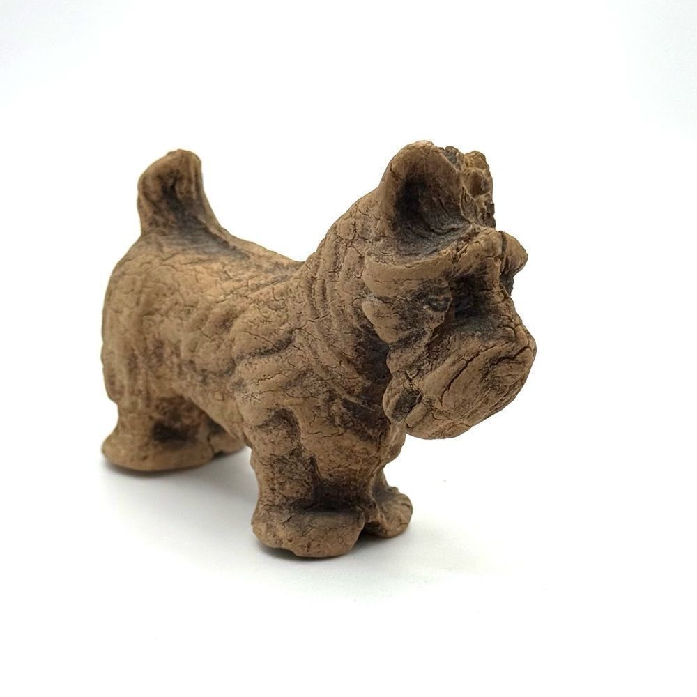 Vintage Brown Scottie Dog Tchotchke small Figurine